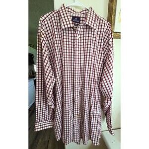 Stafford Travel Easy Care Big 18 1/2 35-37 Long Sleeve
